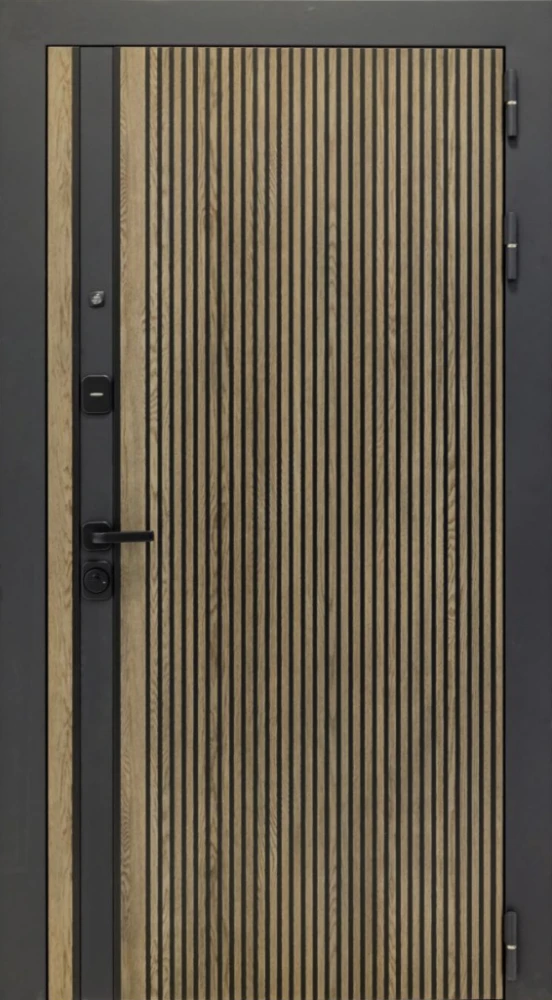 Входная дверь ДвериПРО Росна ФЛ-700 (10мм, Ясень белый) DPRO225944 внешняя сторона