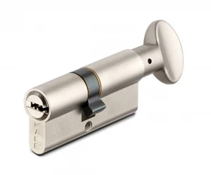 Цилиндровый механизм с вертушкой 164 SM/68 (26+10+32) mm упк.БЛИСТЕР никель 5 кл.