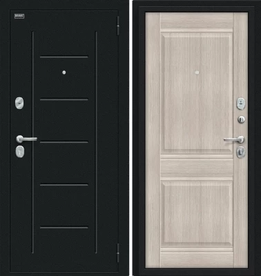 Дверь Браво Некст Kale Букле черное/Cappuccino Veralinga