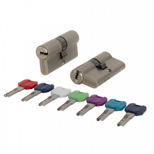 Цилиндровый механизм MaxPro7000Key70mm(30+10+30) SN никель 7key