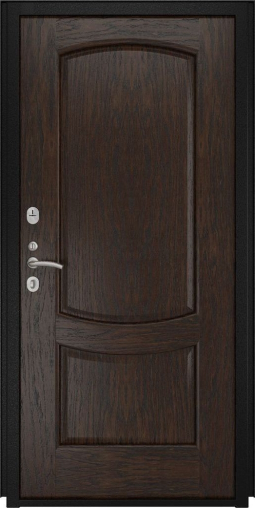 Входная дверь ДвериПРО L-3b Лаура-2 (16мм, мореный дуб) DPRO197007 внутренняя сторона